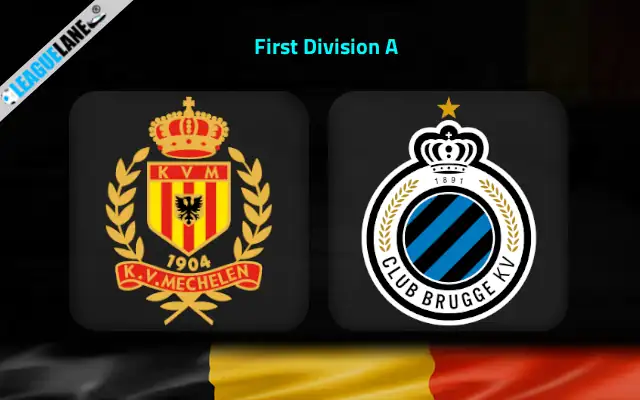 Mechelen vs Club Brugge Prediction & Betting Tips