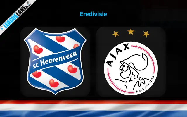 Heerenveen vs Ajax Prediction & Betting Tips