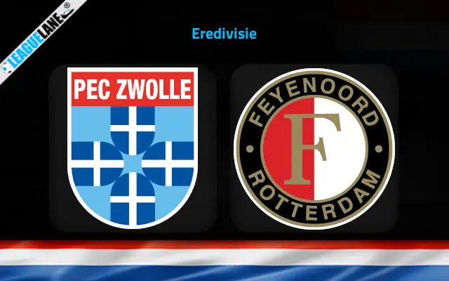 PEC Zwolle vs Feyenoord Prediction & Betting Tips