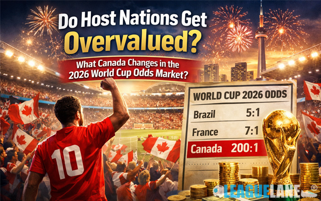 Do Host Nations Get Overvalued? What Canada Changes in the 2026 World Cup Odds Market?