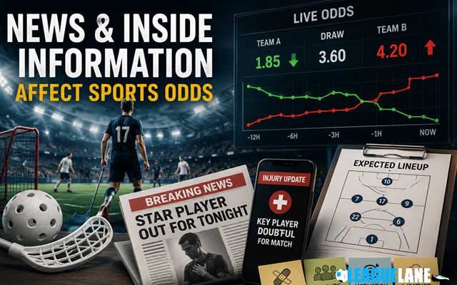 How News and Inside Information Affect Sports Odds